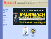 Tablet Screenshot of baumbach.com